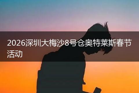 2026深圳大梅沙8号仓奥特莱斯春节活动
